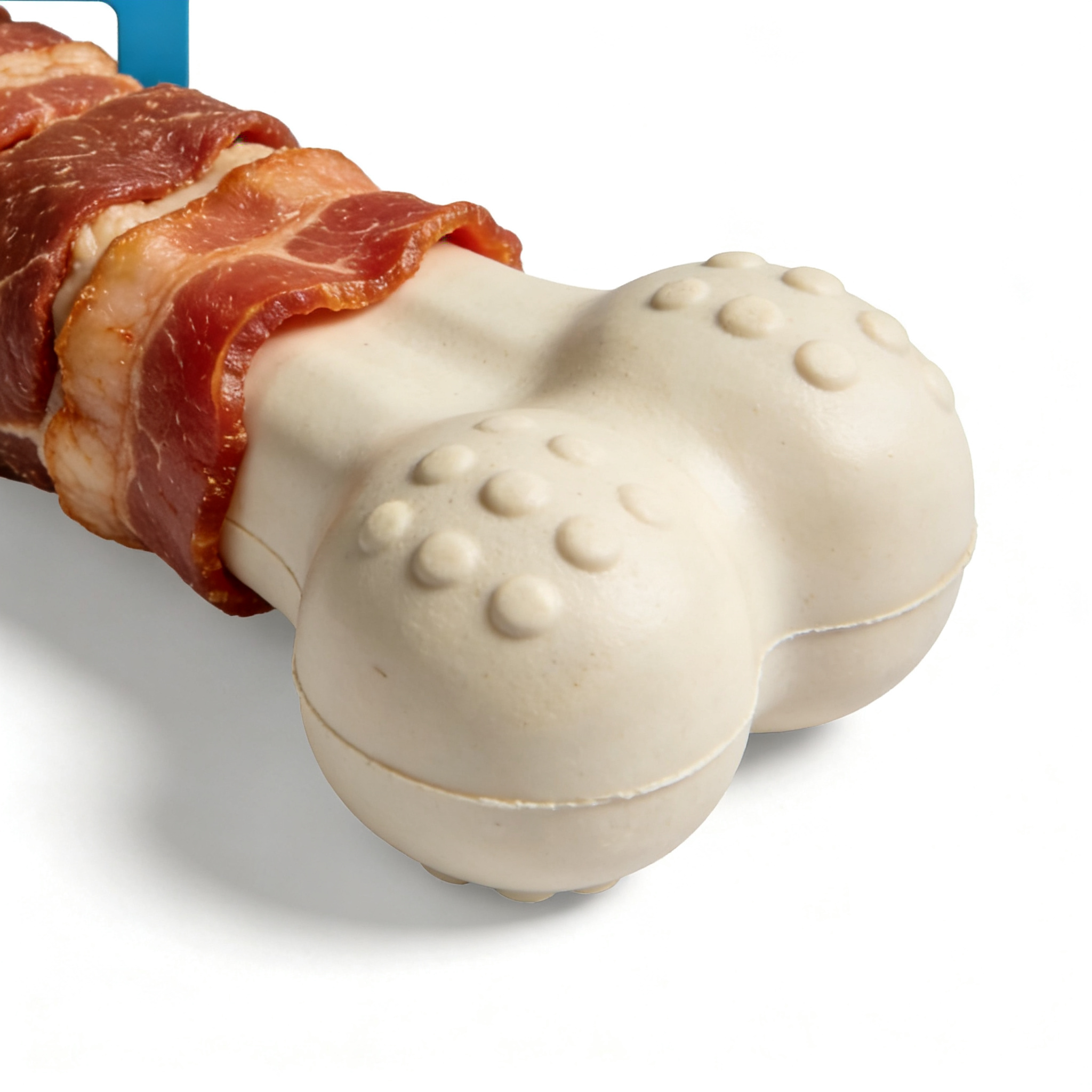 furpaw PRO Action Dental Bone Power Chew Toy for Dogs, Dog Toys for Aggressive Chewers, Bacon Flavor, Medium - Up to 35 lbs, 1 Count